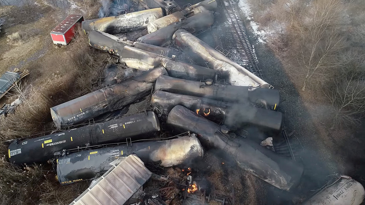 Los «trenes bomba» de gas metano son un desastre inminente